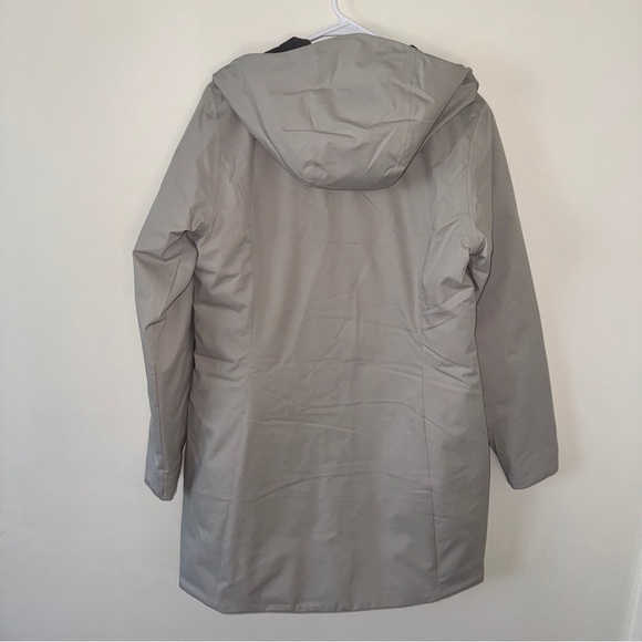Columbia Women's Blue Vale Mid Jacket Hooded Omni Shield Grey Size M - Picture 4 of 7